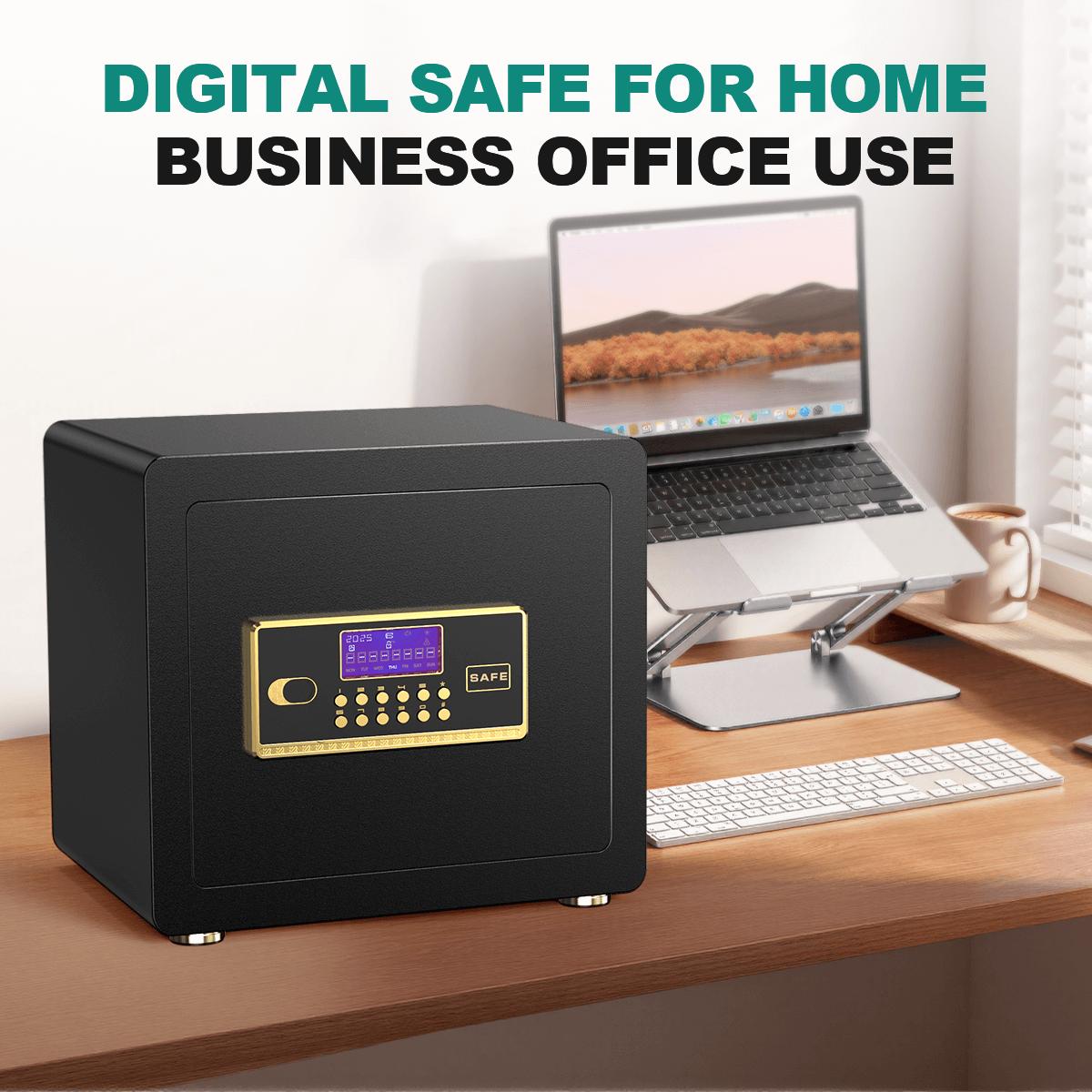 Digital Keypad Home Security Safe with Fireproof Waterproof Bag