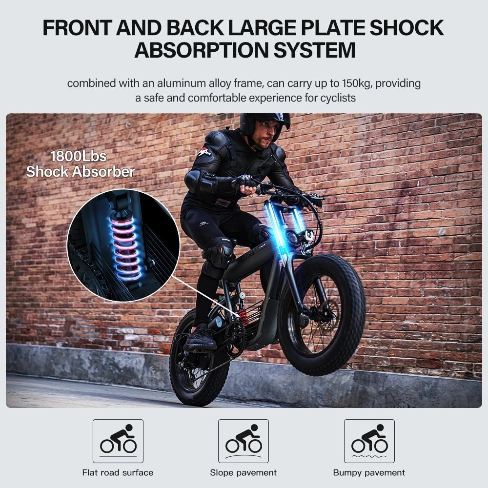 20-inch Fat Tire E-Mountain bike
