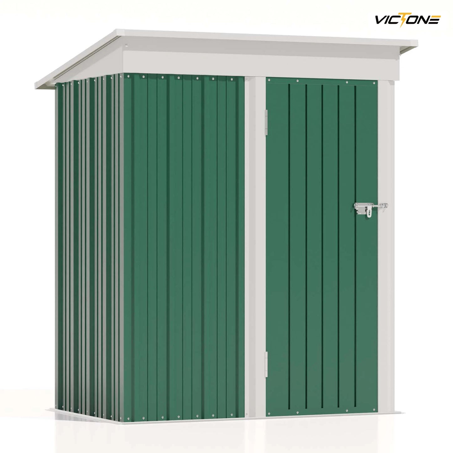 Patio well 5x3 FT Outdoor Storage Shed with Sloping Roof