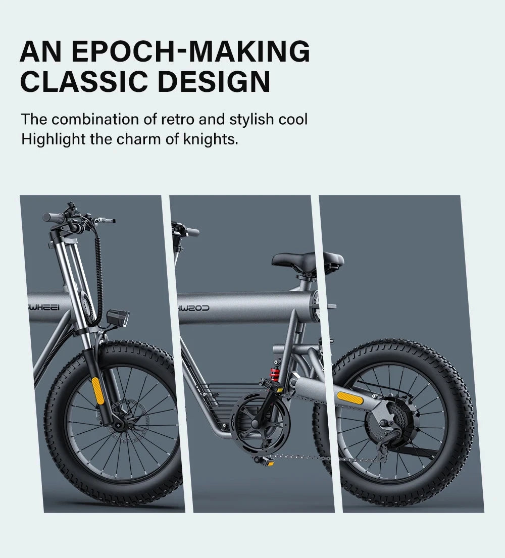 20-inch Fat Tire E-Mountain bike