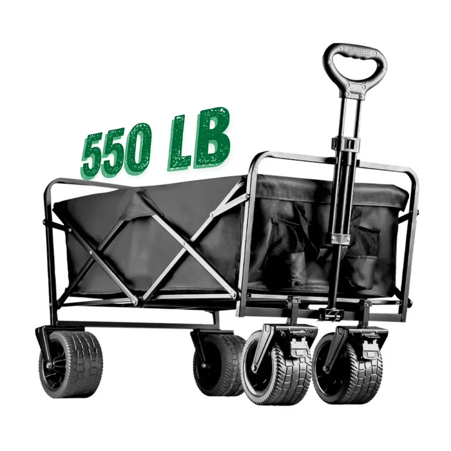 550LB/5.3 Cu. Ft. Power Hauler Folding Wagon