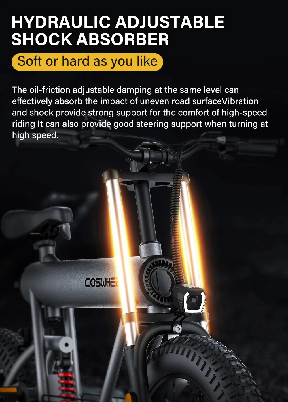 20-inch Fat Tire E-Mountain bike