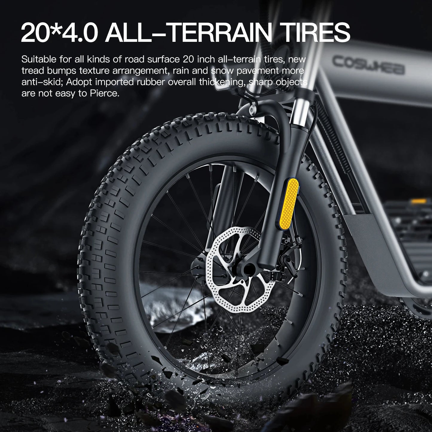 20-inch Fat Tire E-Mountain bike