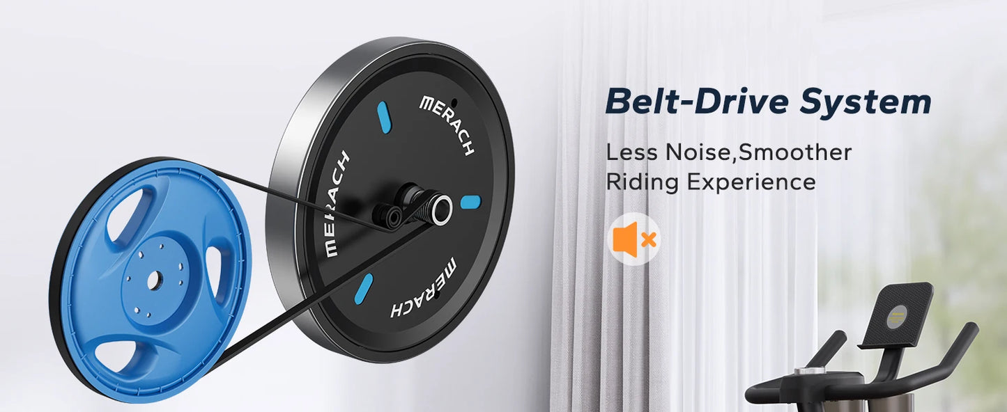 Stationary Bike with Exclusive App Low Noise with Fitness Courses