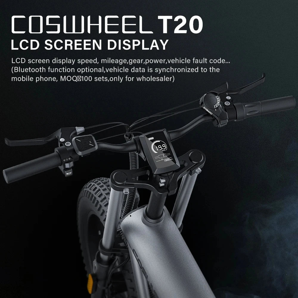 20-inch Fat Tire E-Mountain bike