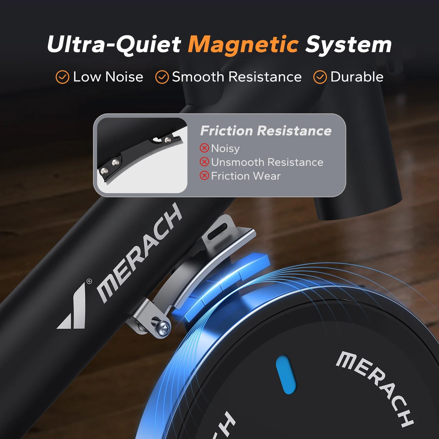 Stationary Bike with Exclusive App Low Noise with Fitness Courses
