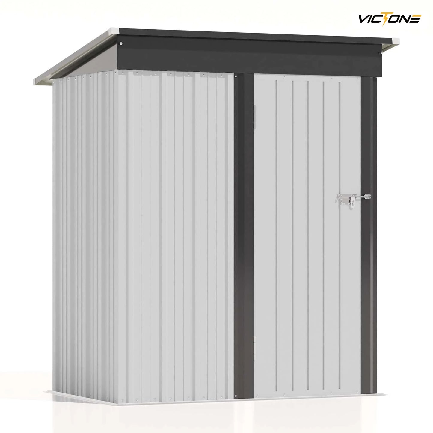 Patio well 5x3 FT Outdoor Storage Shed with Sloping Roof