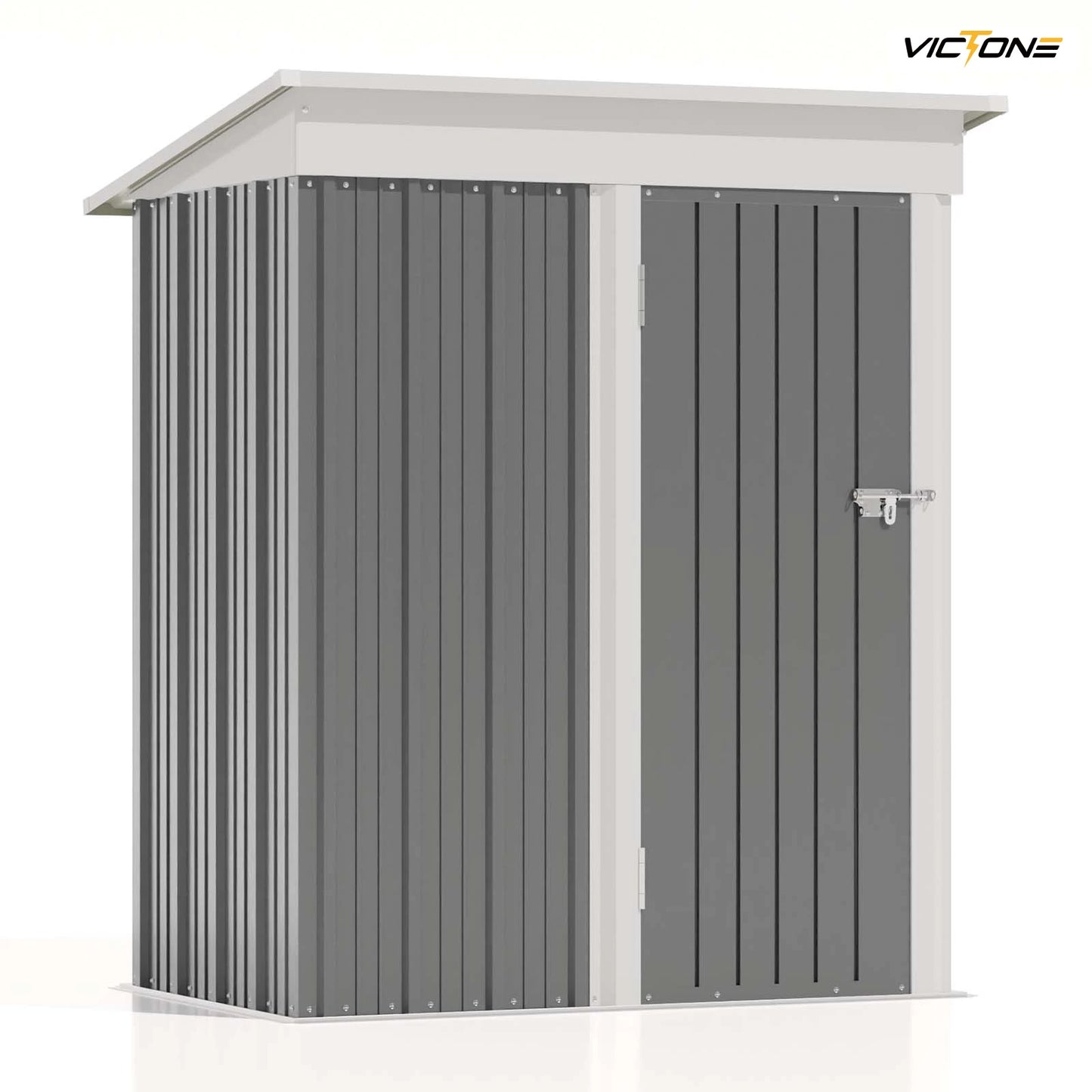 Patio well 5x3 FT Outdoor Storage Shed with Sloping Roof
