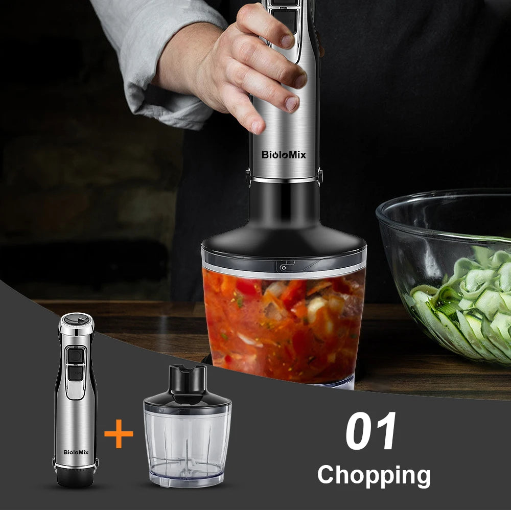 4 in 1 High Power 1200W Immersion Hand Stick Blender