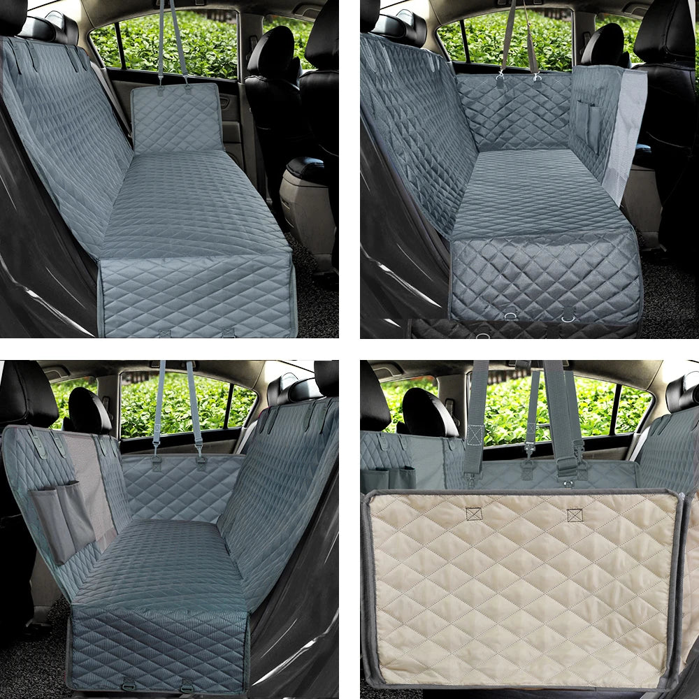 Waterproof Dog Car Seat Cover Seat with Protector Mat Safety Carrier