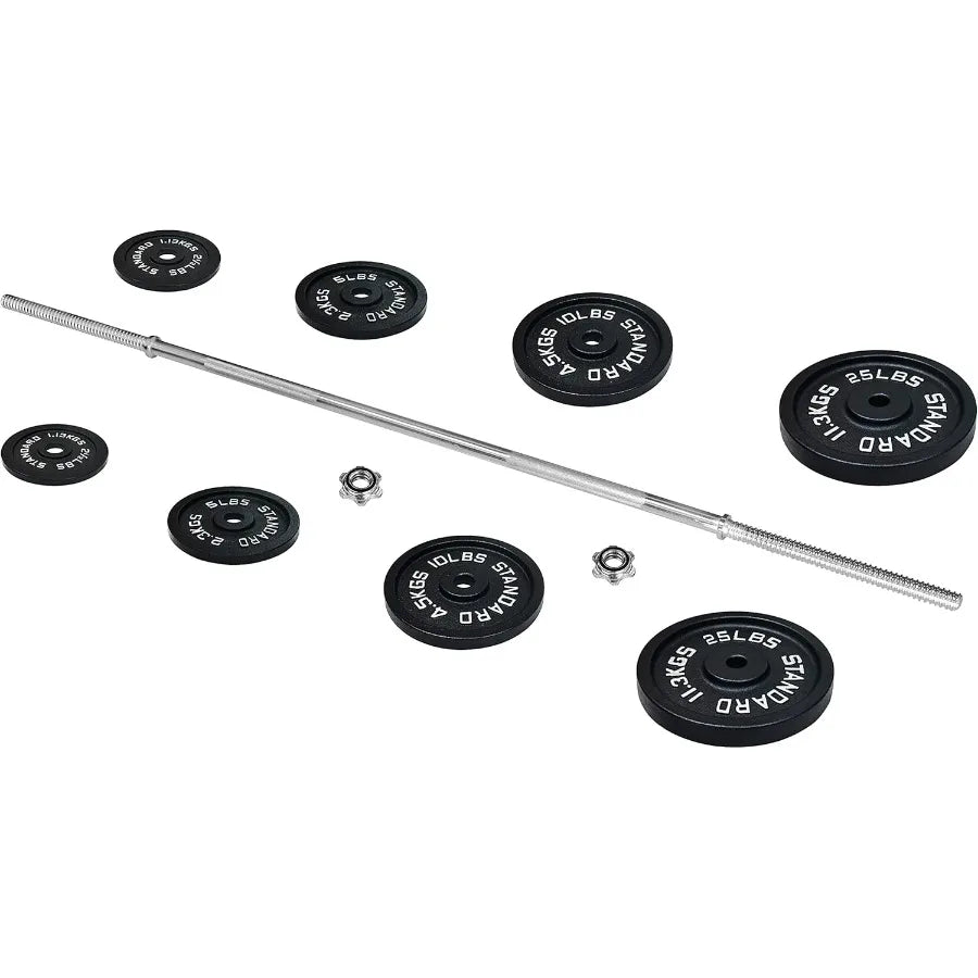 5FT Standard Barbell with Star Locks