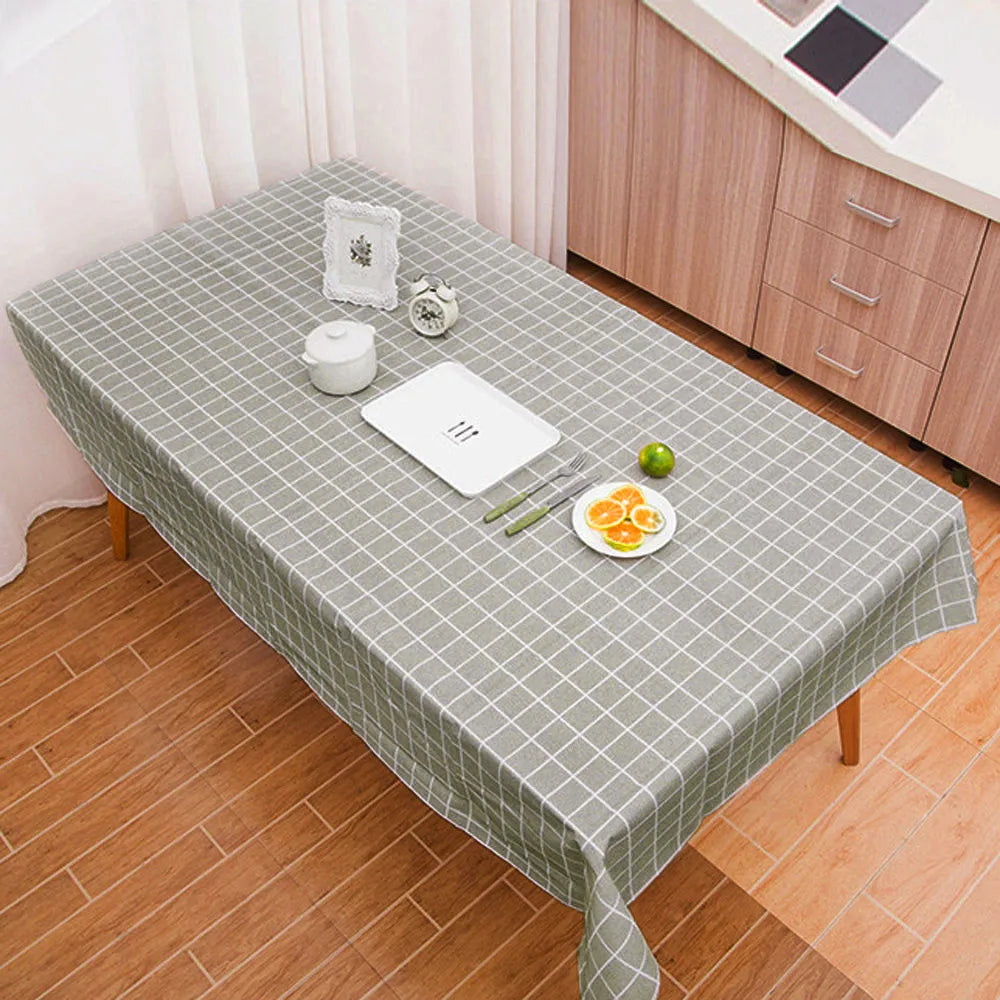Rectangle Wipe Clean Party Tablecloth Cover