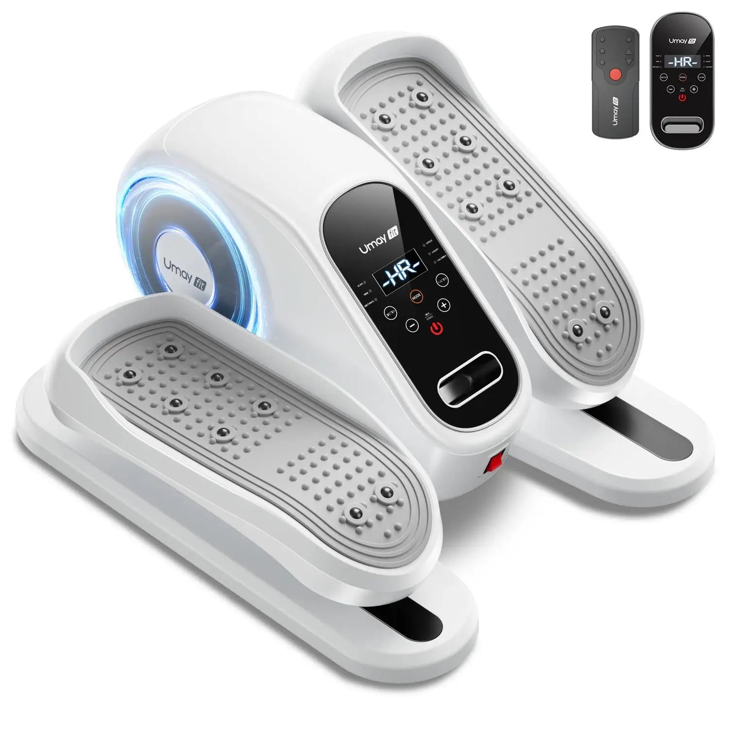 Quiet Portable Under Desk Elliptical for Seniors Compact Training Machine