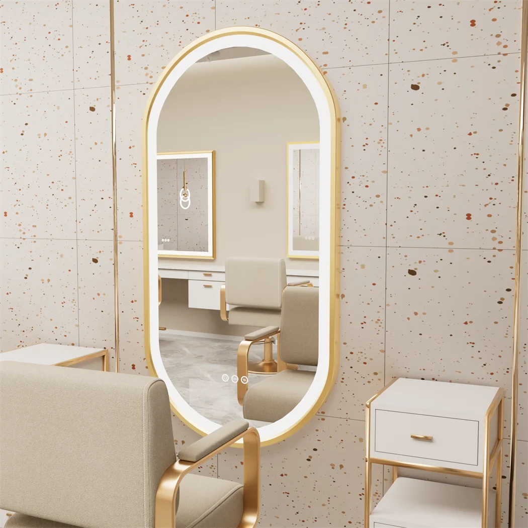 Luxury Oval Led Illuminated Bathroom Mirror