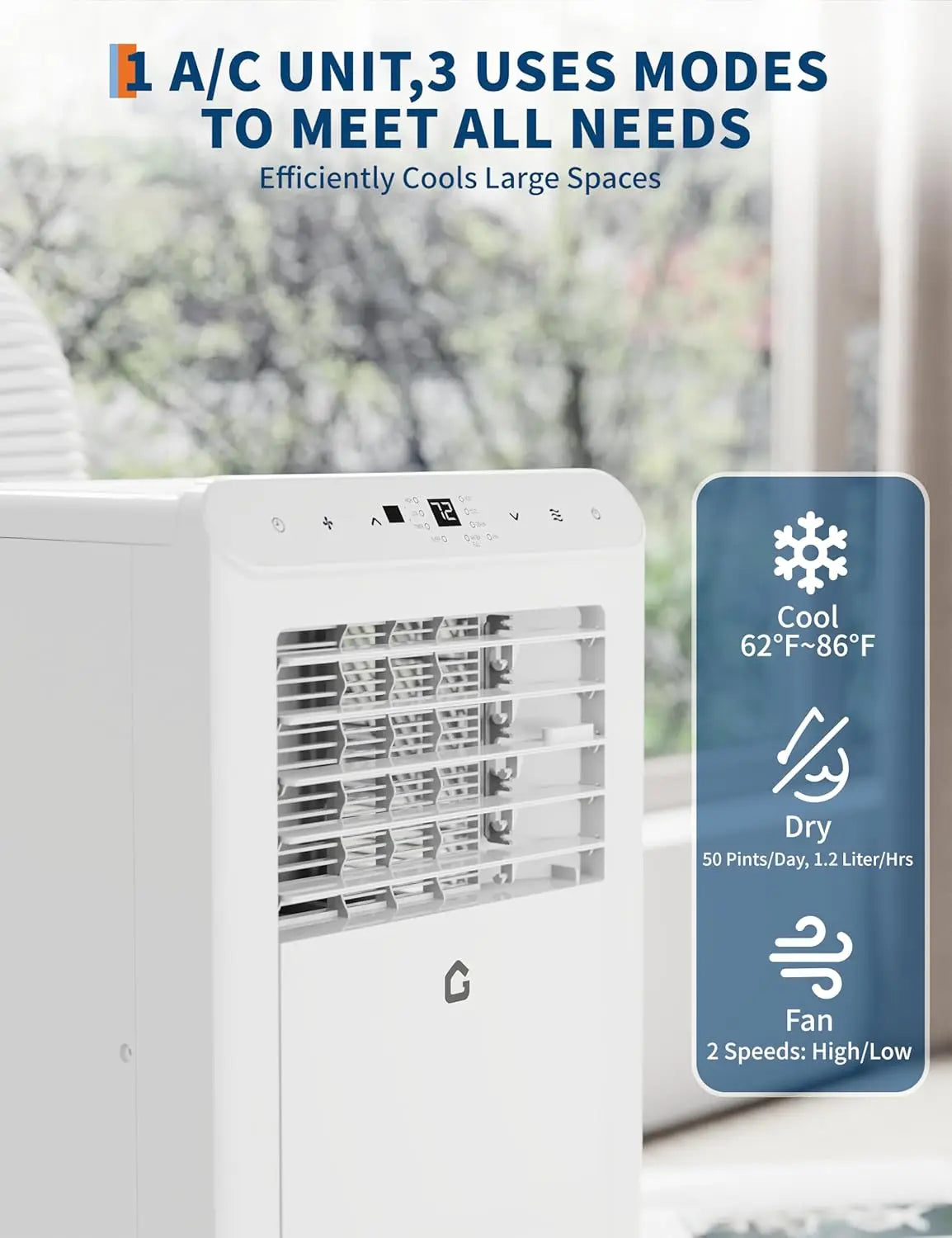 8000 BTU Portable Air Conditioners