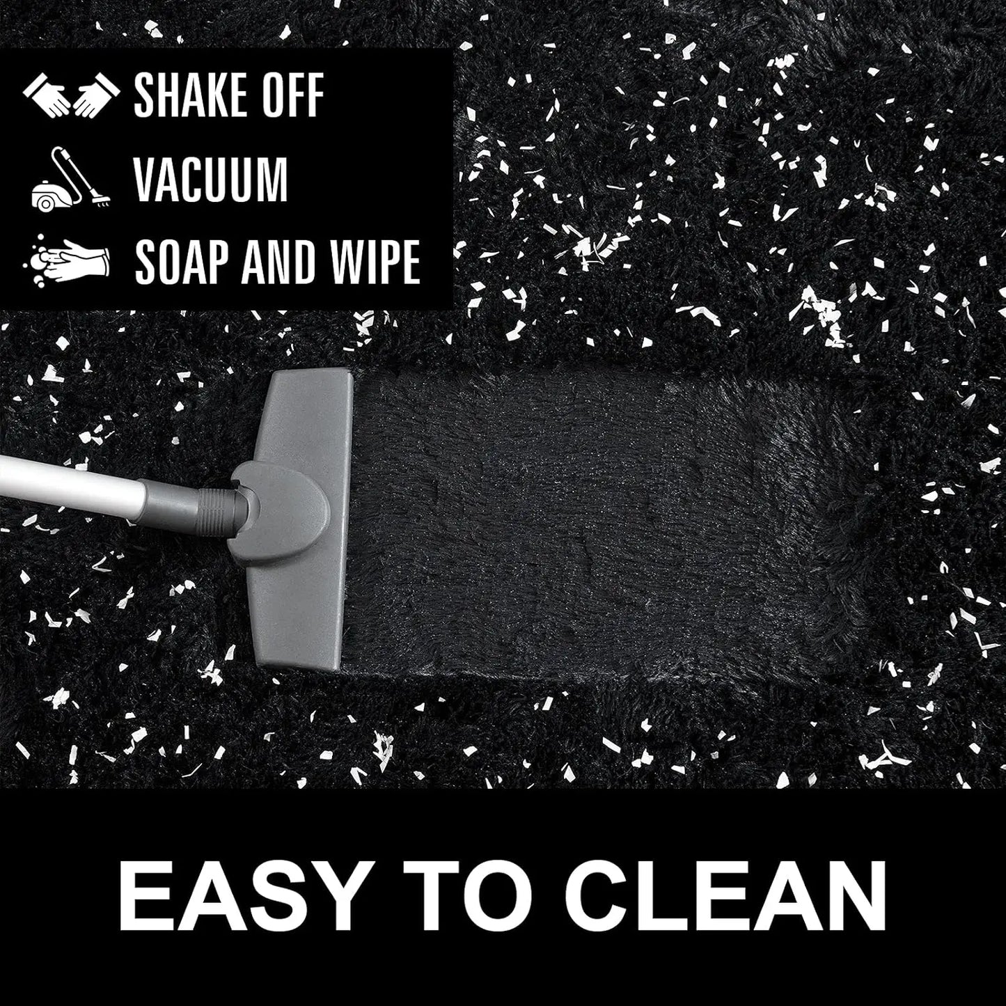 Fluffy Non-Slip Rugs for Hardwood Floors Room Decor