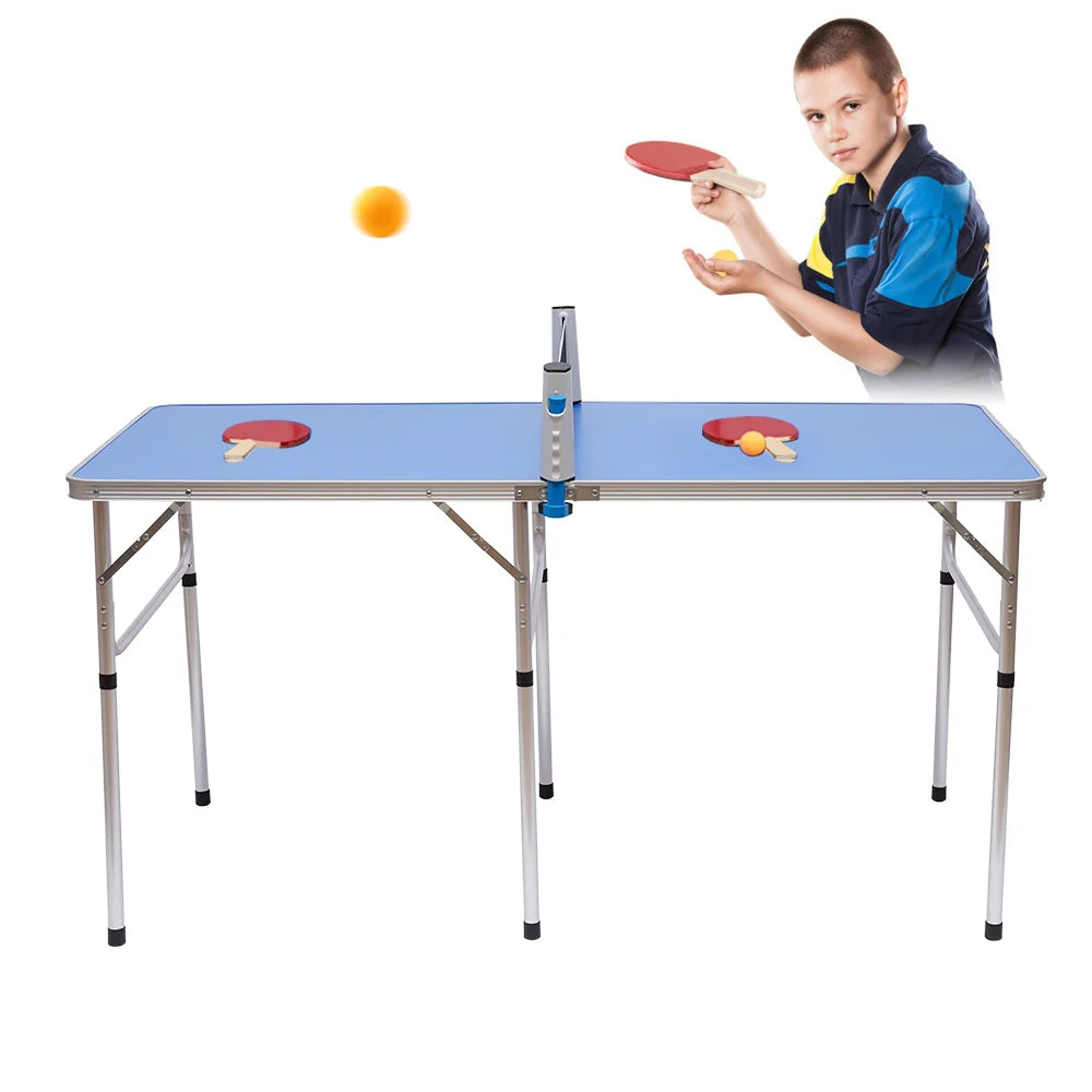 Portable Indoor/Outdoor Ping Pong Game Kit with 2 Paddles & 3 Balls