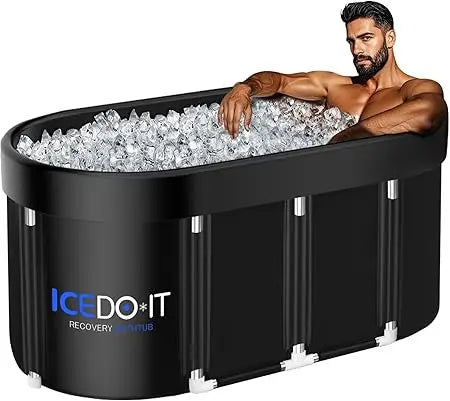 129-Gal XL Large Oval Collapsible Cold Plunge Tub