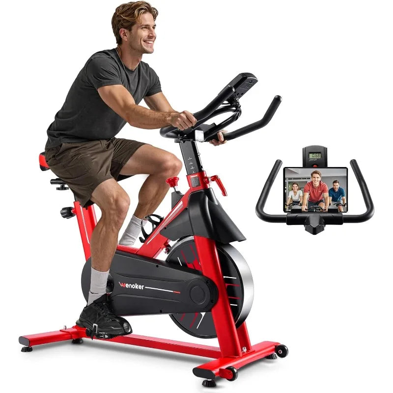 Stationary Bike for Home/Indoor Cycling with Silent Belt Drive