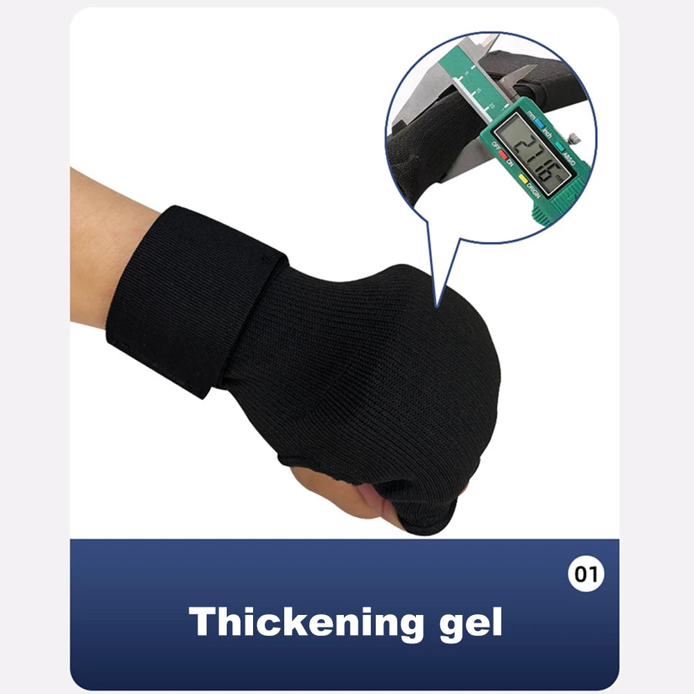Breathable Half Finger Gel Boxing Gloves.
