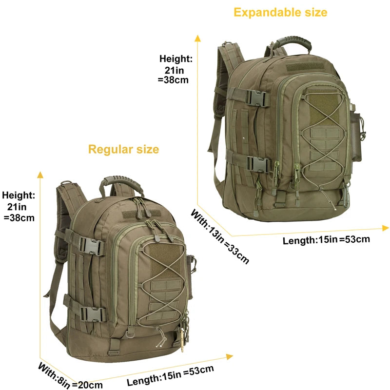 65L Large Capacity Military Army Tactical Bag