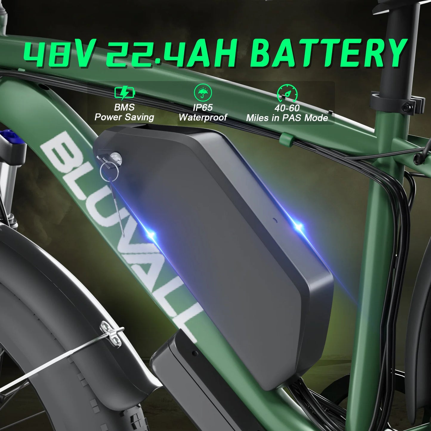 35 MPH High Speed, Electric Bike for All-Terrain