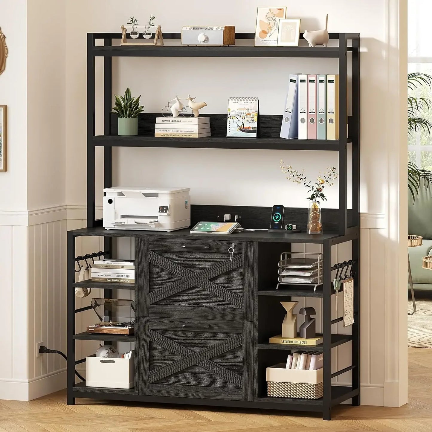 2 Drawer Filing Cabinets for Home Office with Lock