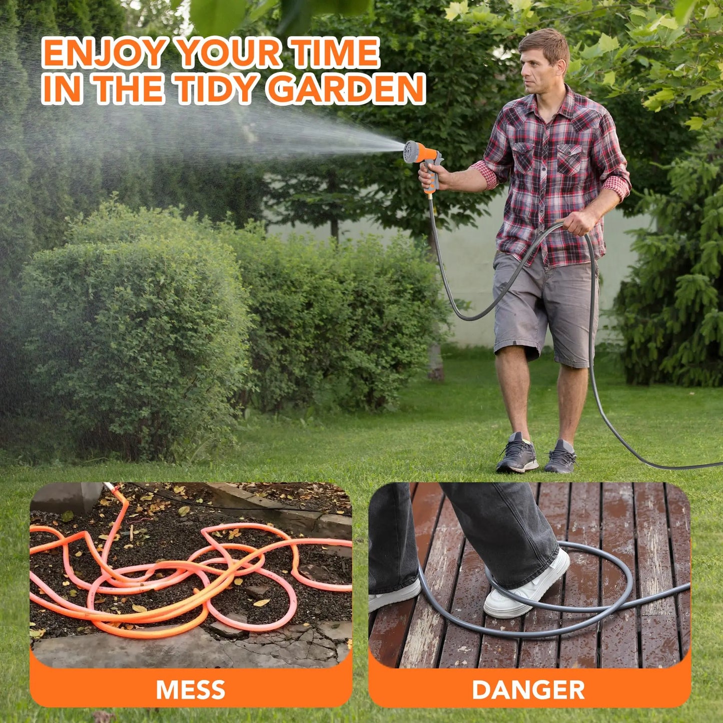 Built to Last, Garden Retractable Hose Reel