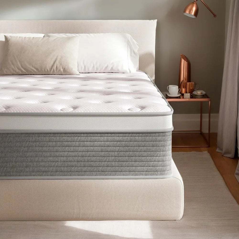 Full size Hybrid Bed Mattress for Pressure Relief