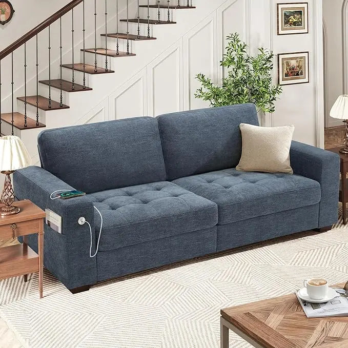 89" Sofa with Medium Firm Seat Cushion and Removable Cover