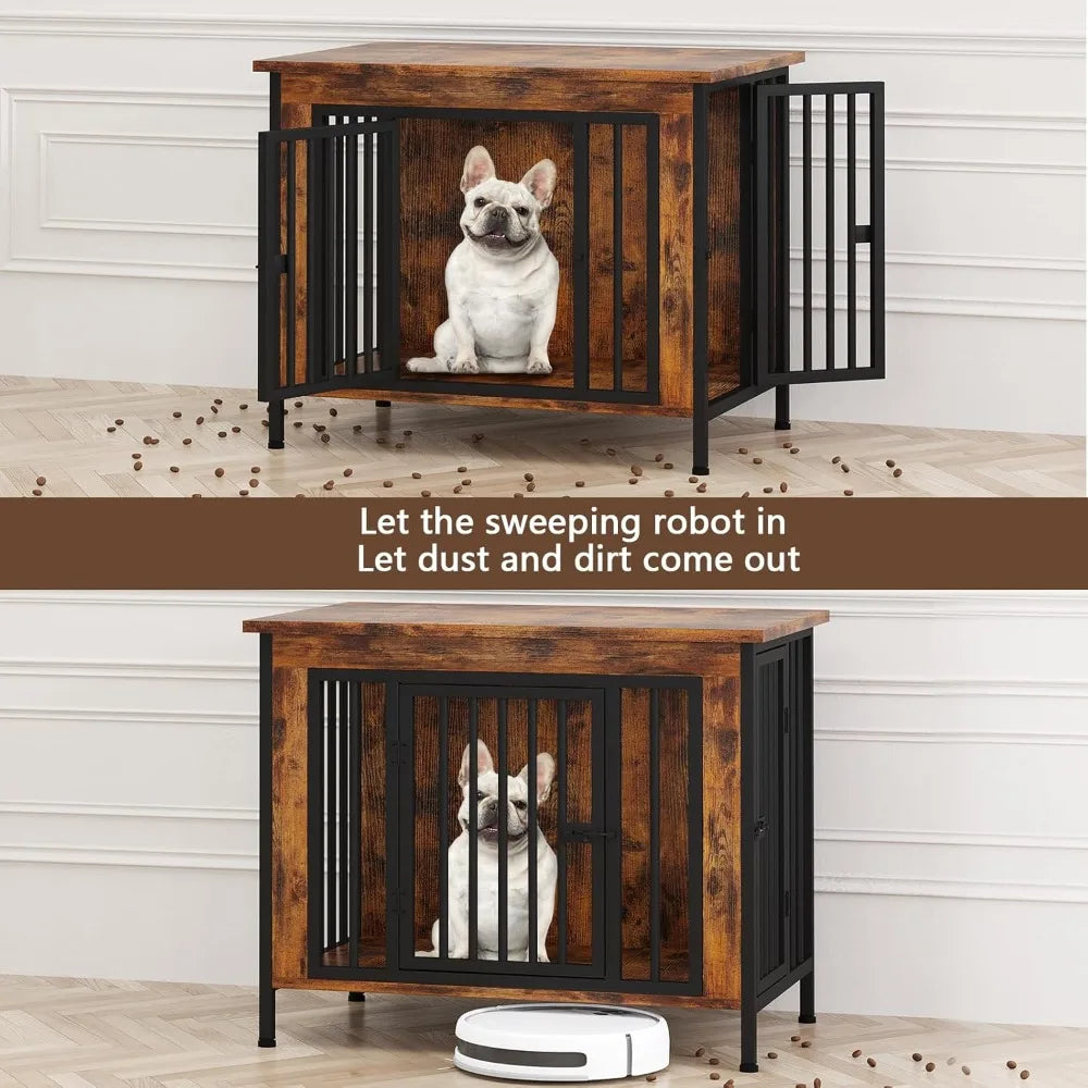31.5" Chew-Resistant Crates for Small and Medium Dogs