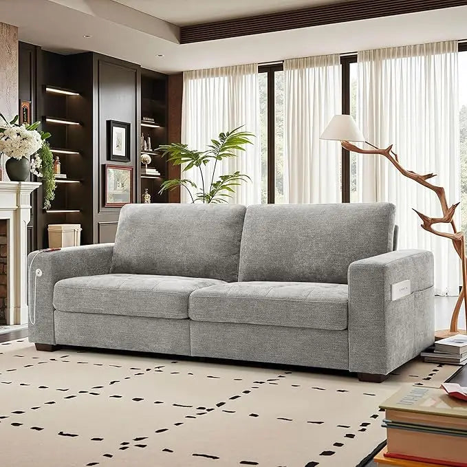 89" Sofa with Medium Firm Seat Cushion and Removable Cover