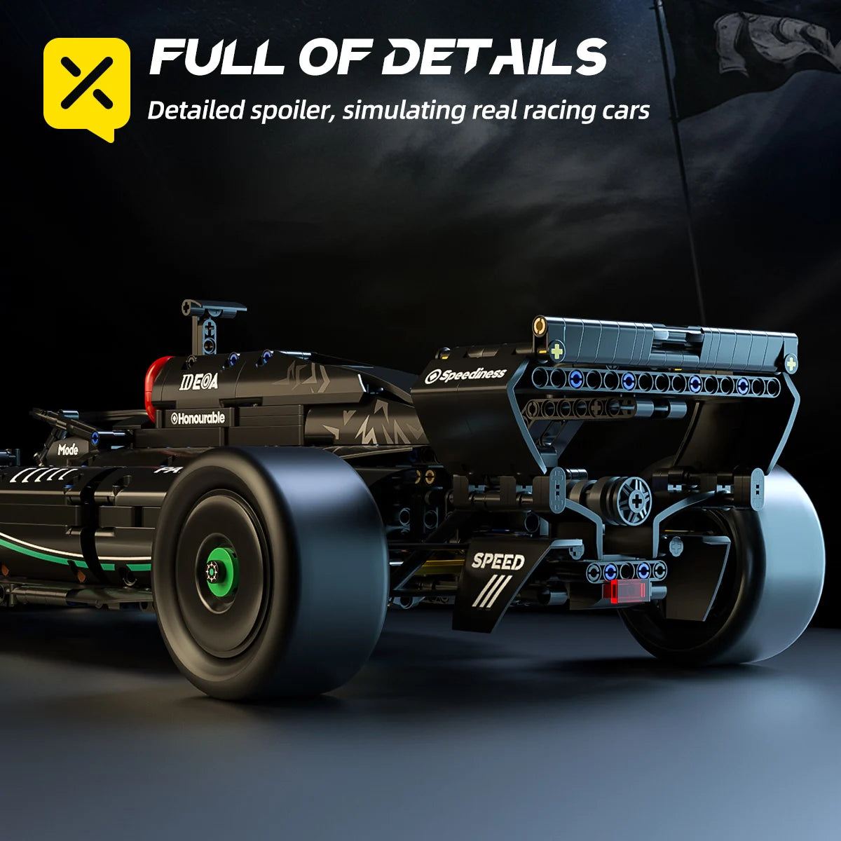 1724PCS Formula Racing Building Block Toy