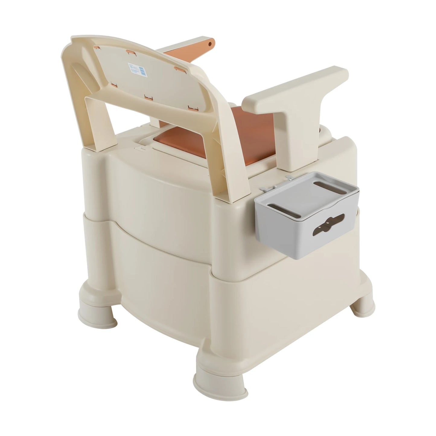 Bedside Commode Toilet with Sensor Night Light
