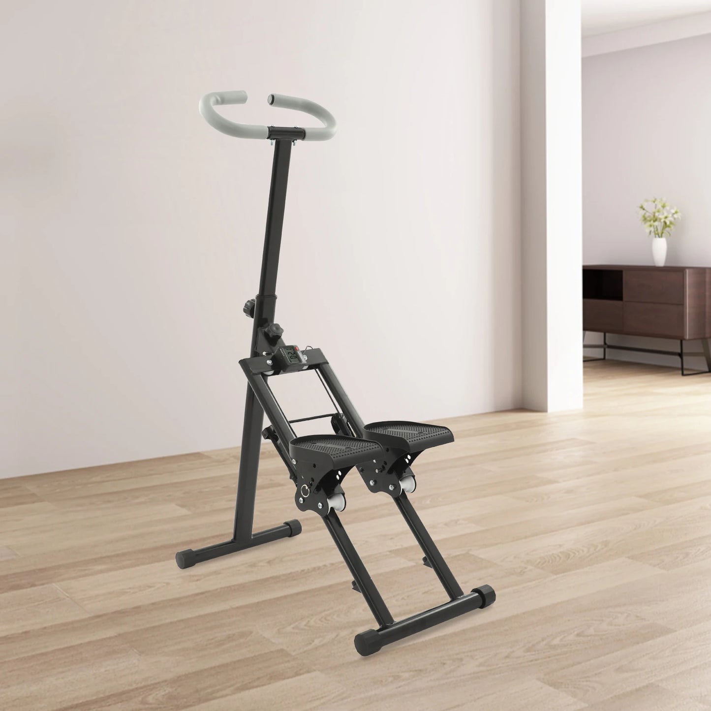 Foldable Indoor Vertical Stair Climbing Machine for Full-Body Workout