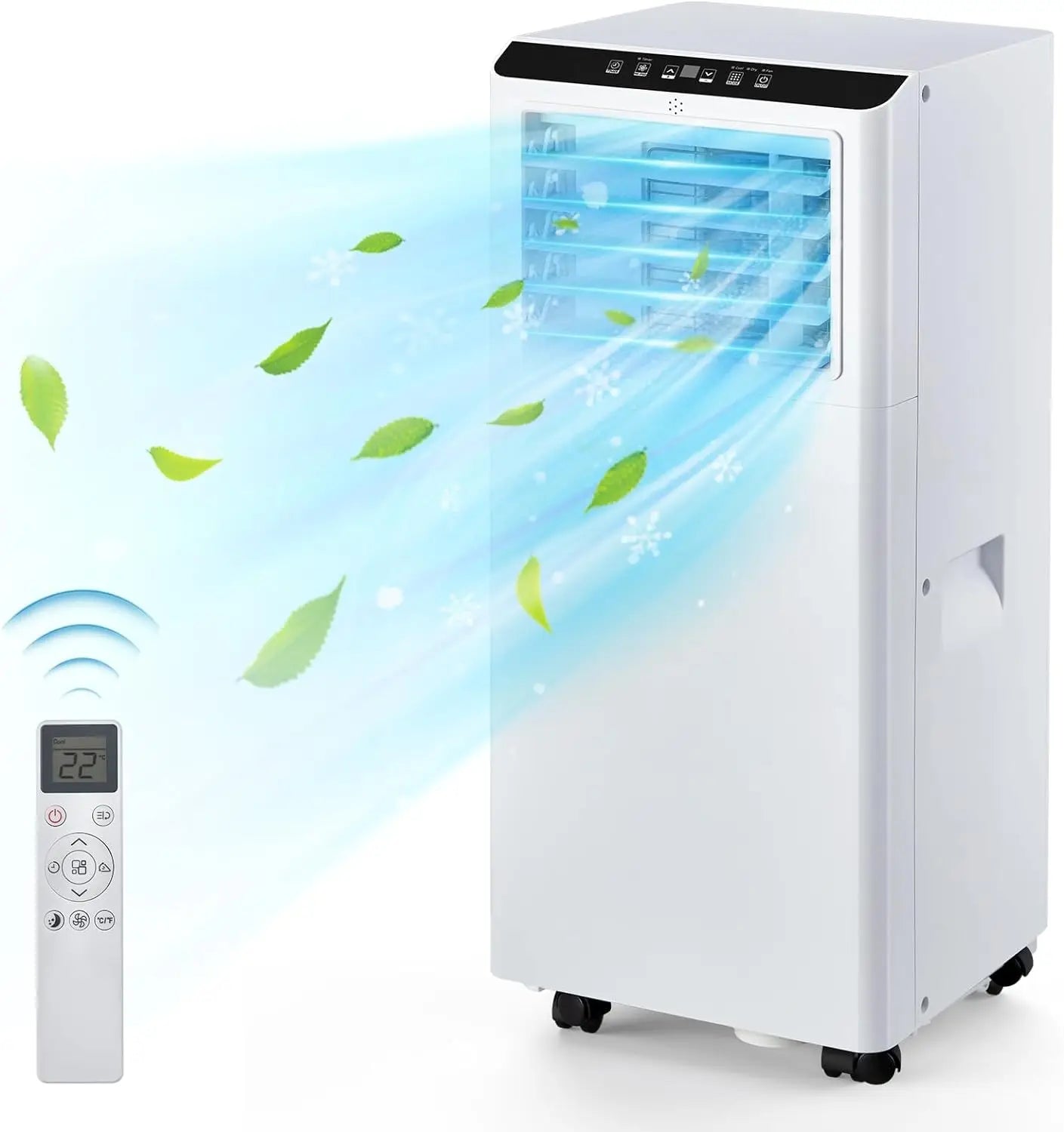 8000BTU Portable Air Conditioners with Remote Control And 24h Timer