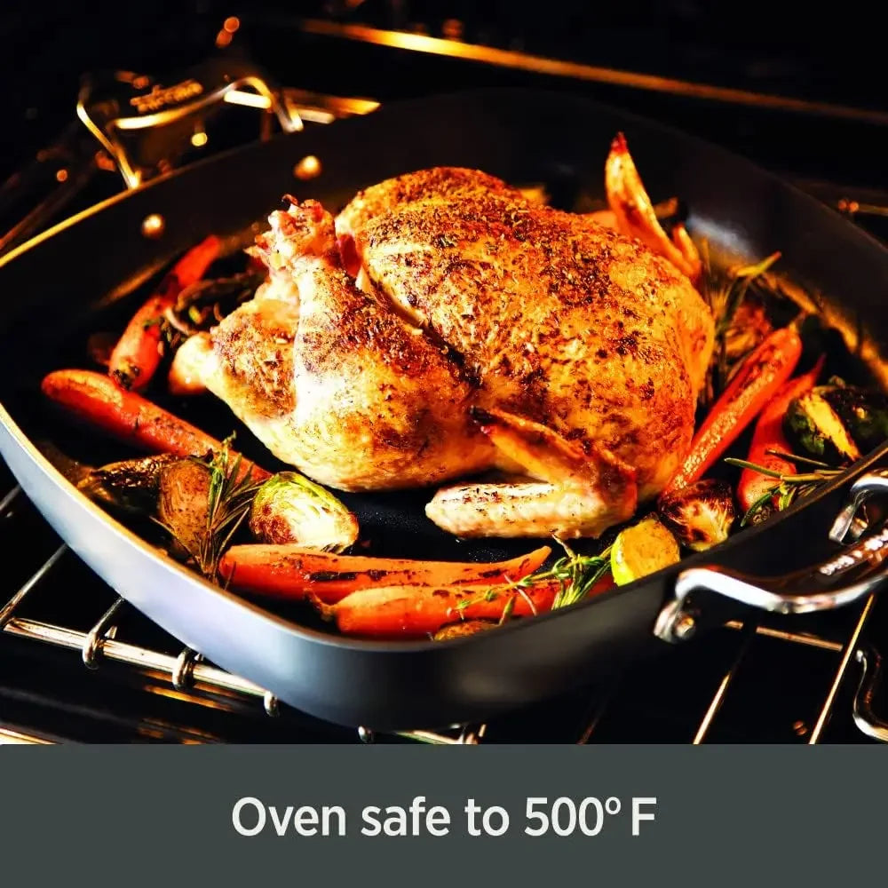 4 Piece Hard Anodized Nonstick Saucepan Set