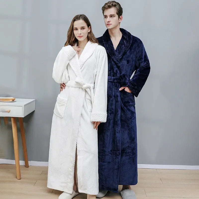 Bath Bathrobes Men Women Pajamas Shower Robe Bath Towels