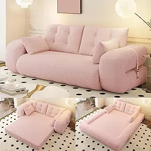 78.7" King, 3-in-1 Multi-Functional Sleeper Futon Sofa