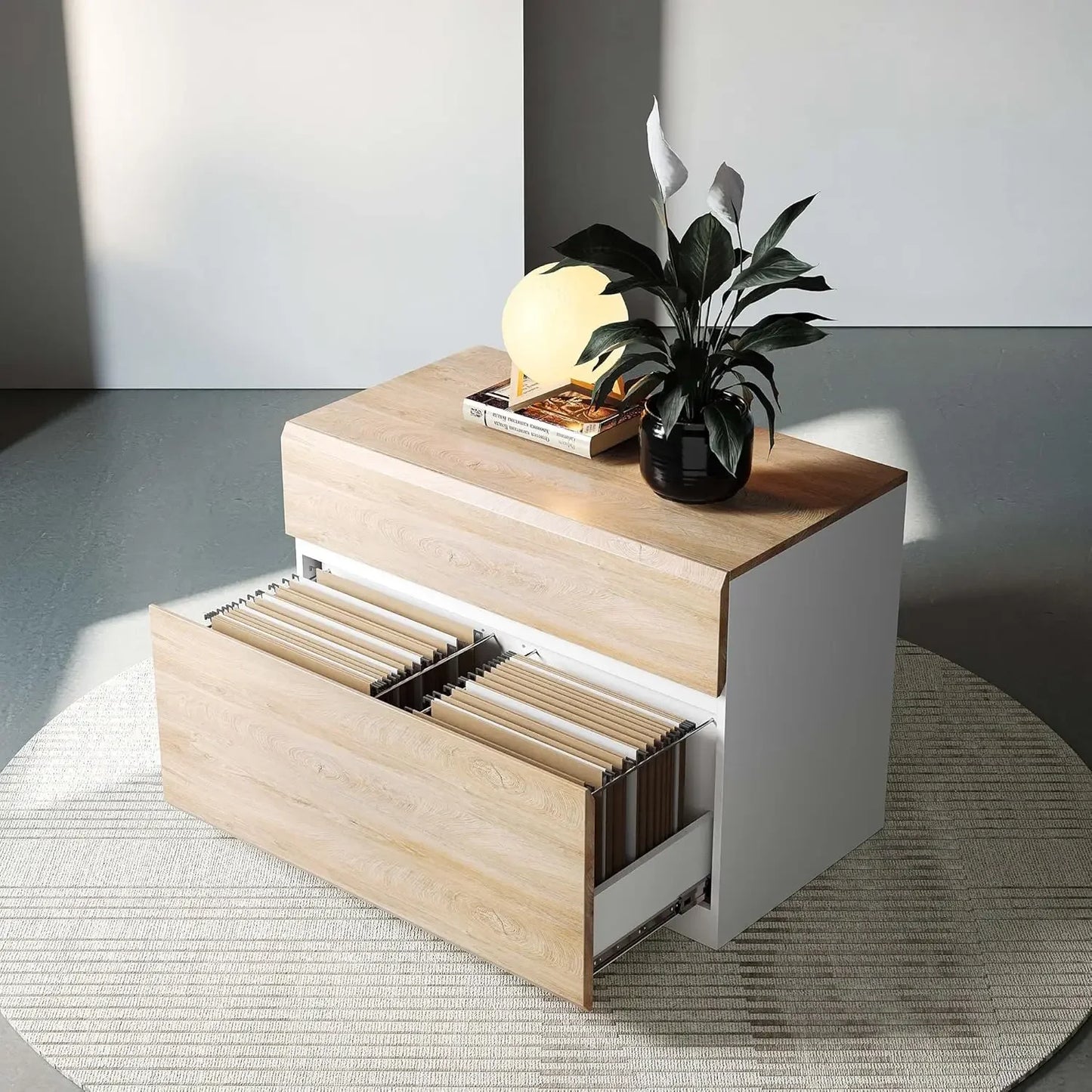 2-Drawer Lateral File Cabinet - 31W x 28H w/ Anti-Tilt