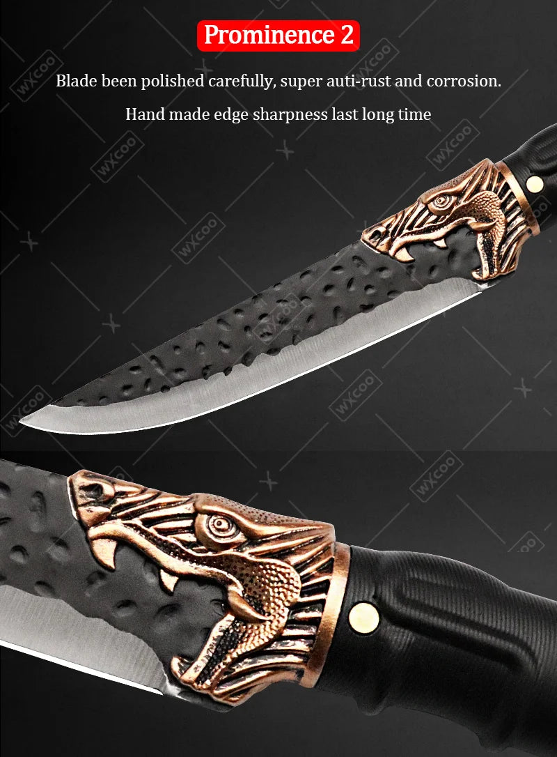 8PCS Stainless steel Professional Kitchen Chef Knife Set