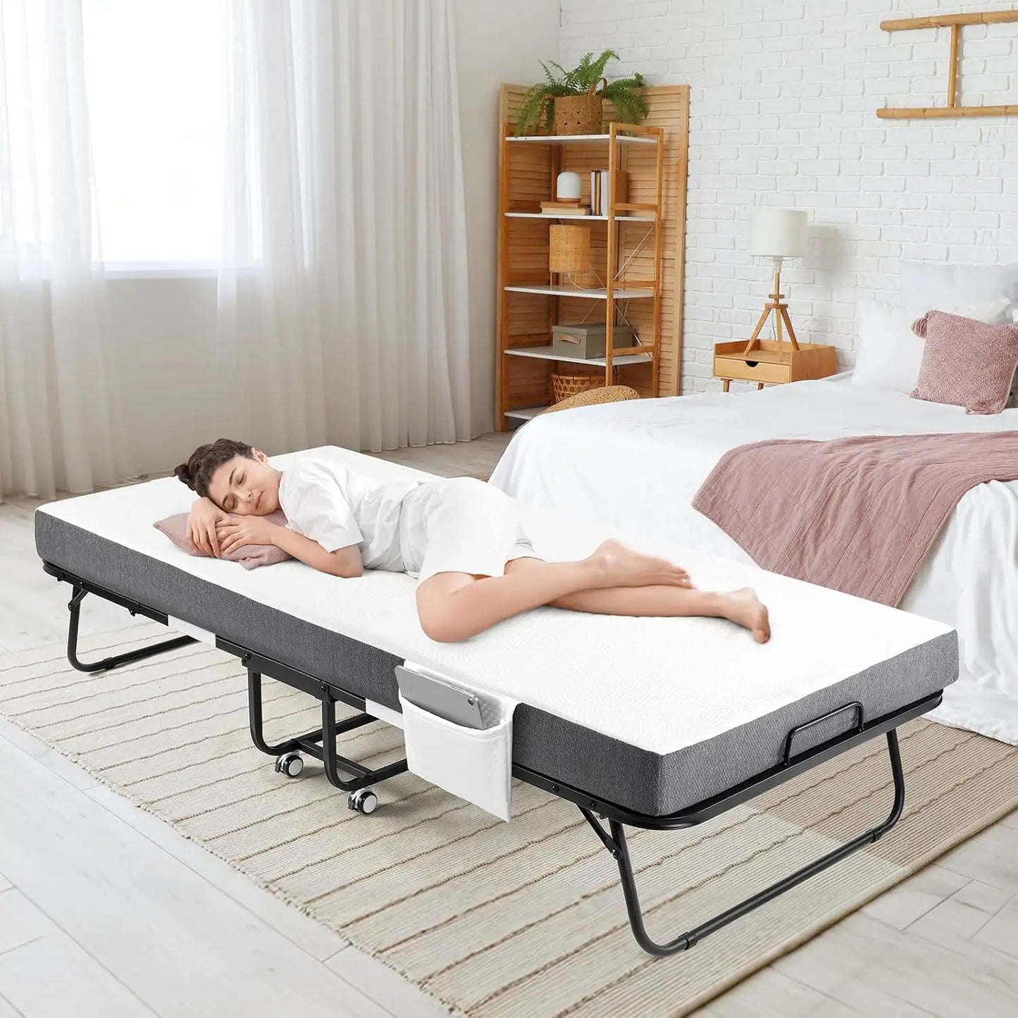 Rollaway Folding Bed with Mattress