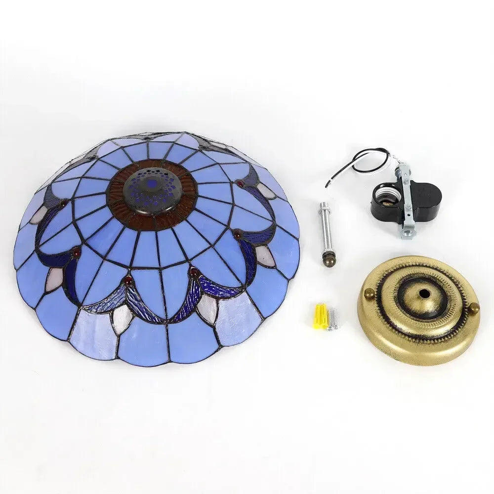 12" Elegant Vintage Ceiling Lamp for Living Room and Dining Room