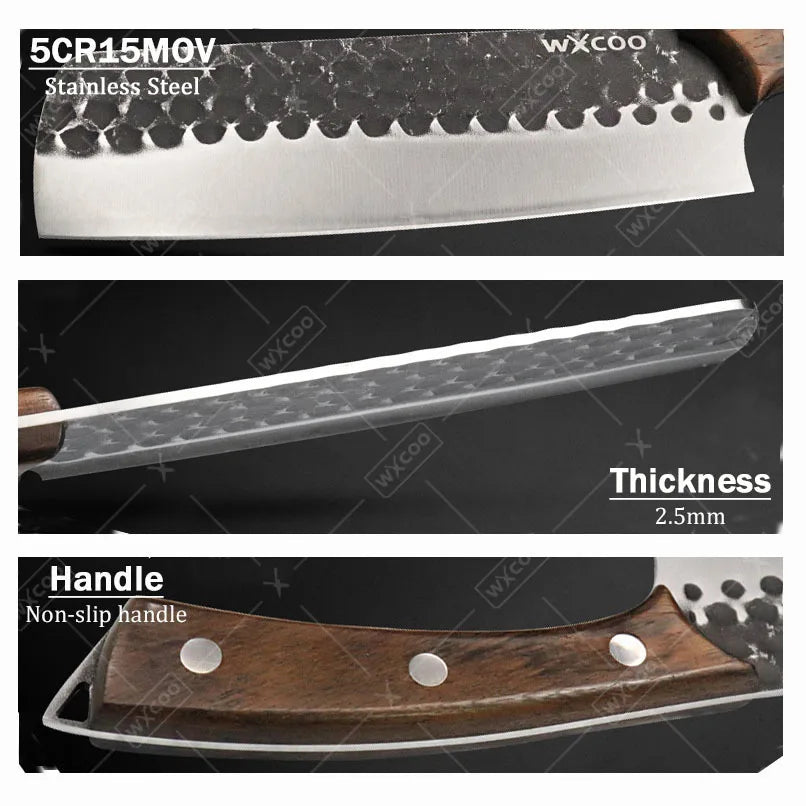 8PCS Stainless steel Professional Kitchen Chef Knife Set