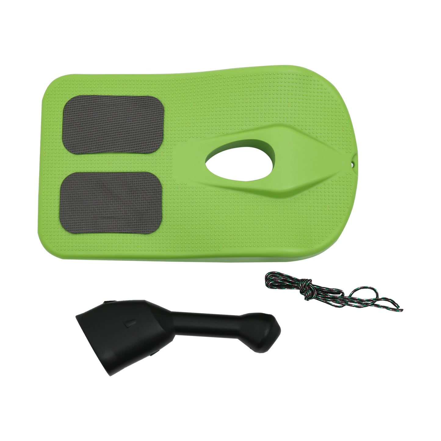 Green Sled Snowboard with Handle for Kids