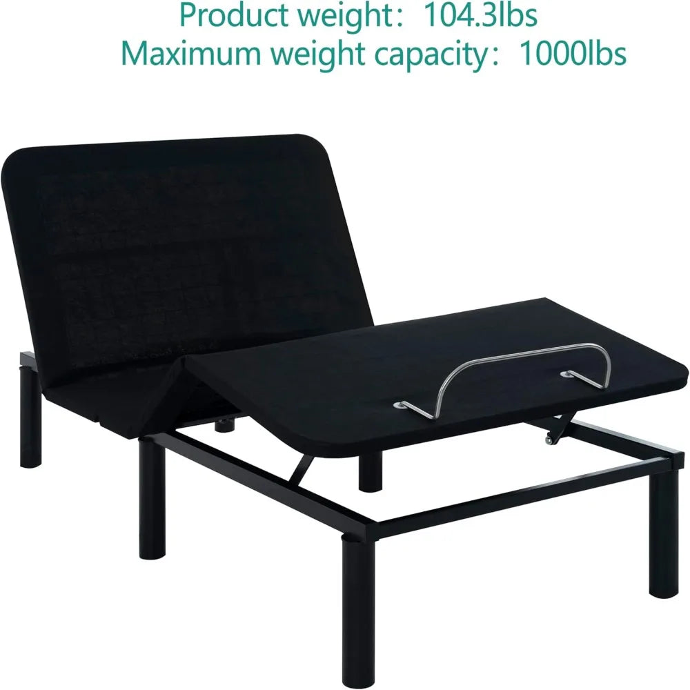 Twin XL Adjustable Bed Frame with Wireless Remote