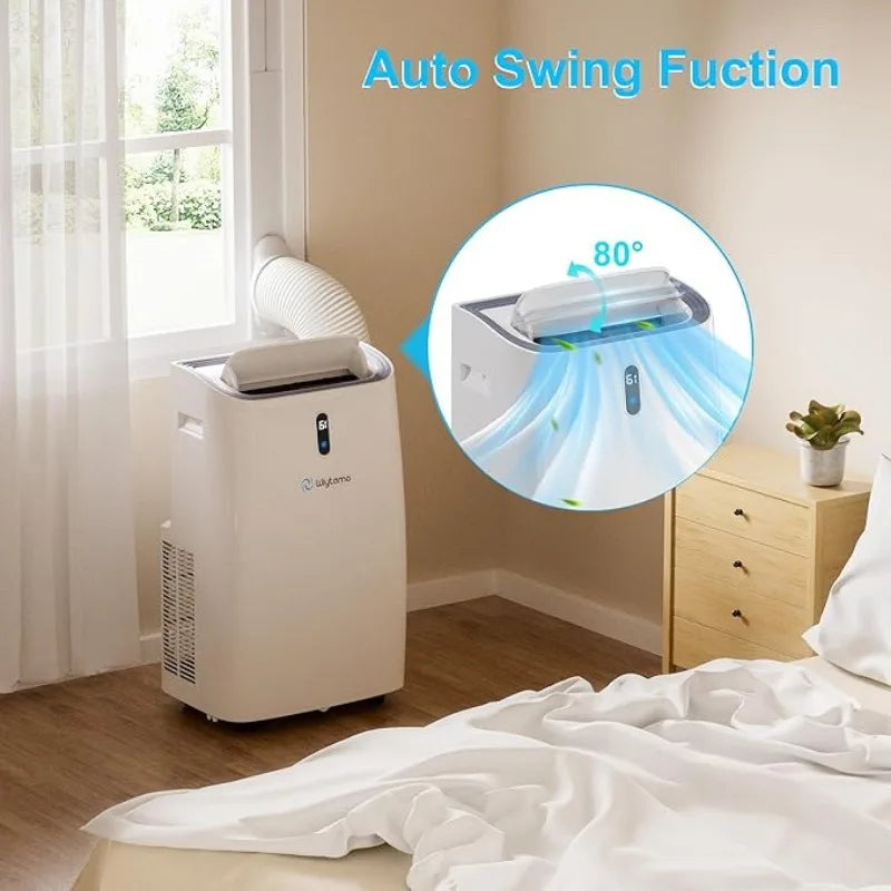 14,000 BTU Portable Air Conditioners for Room Up to 700 Sq.Ft, Cool, Heat, Dehumidifier & Fan 4 in 1 Portable AC Unit