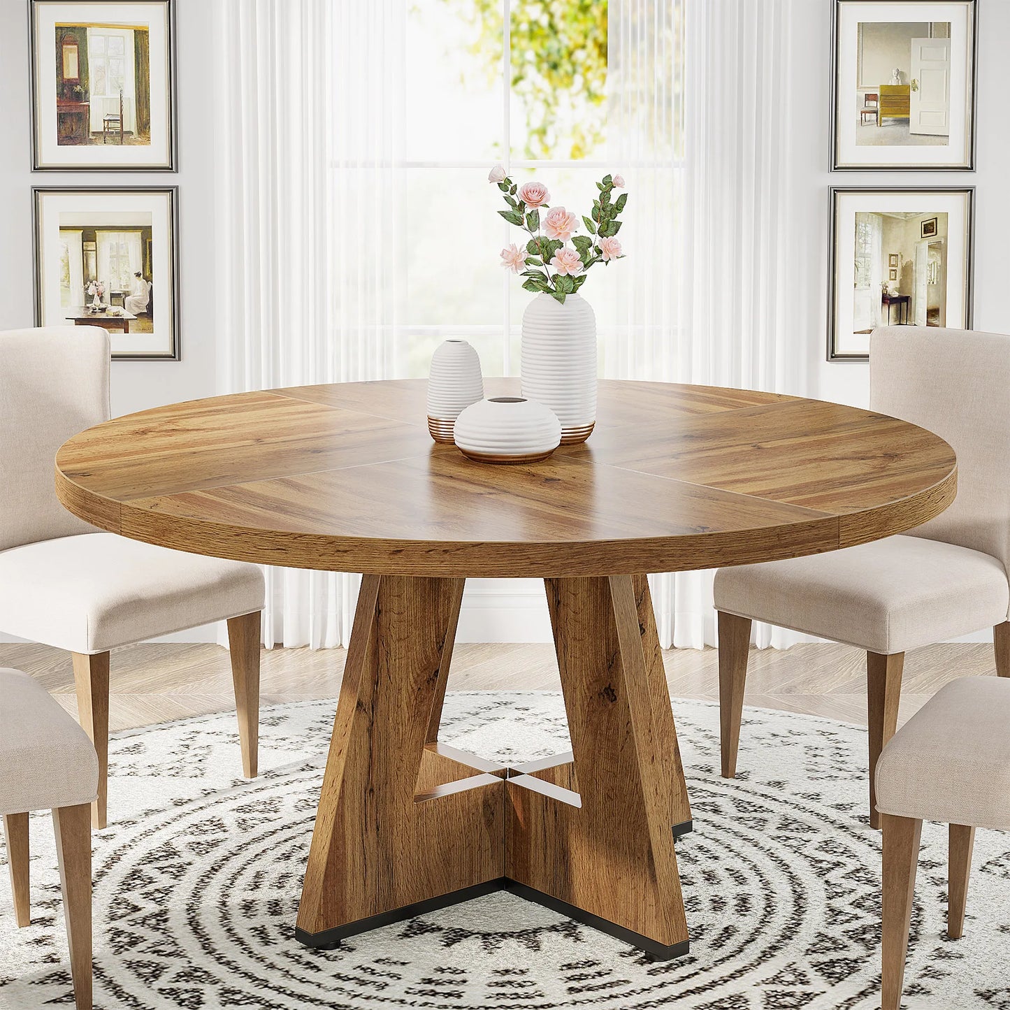 47 Inch Round Dining Table