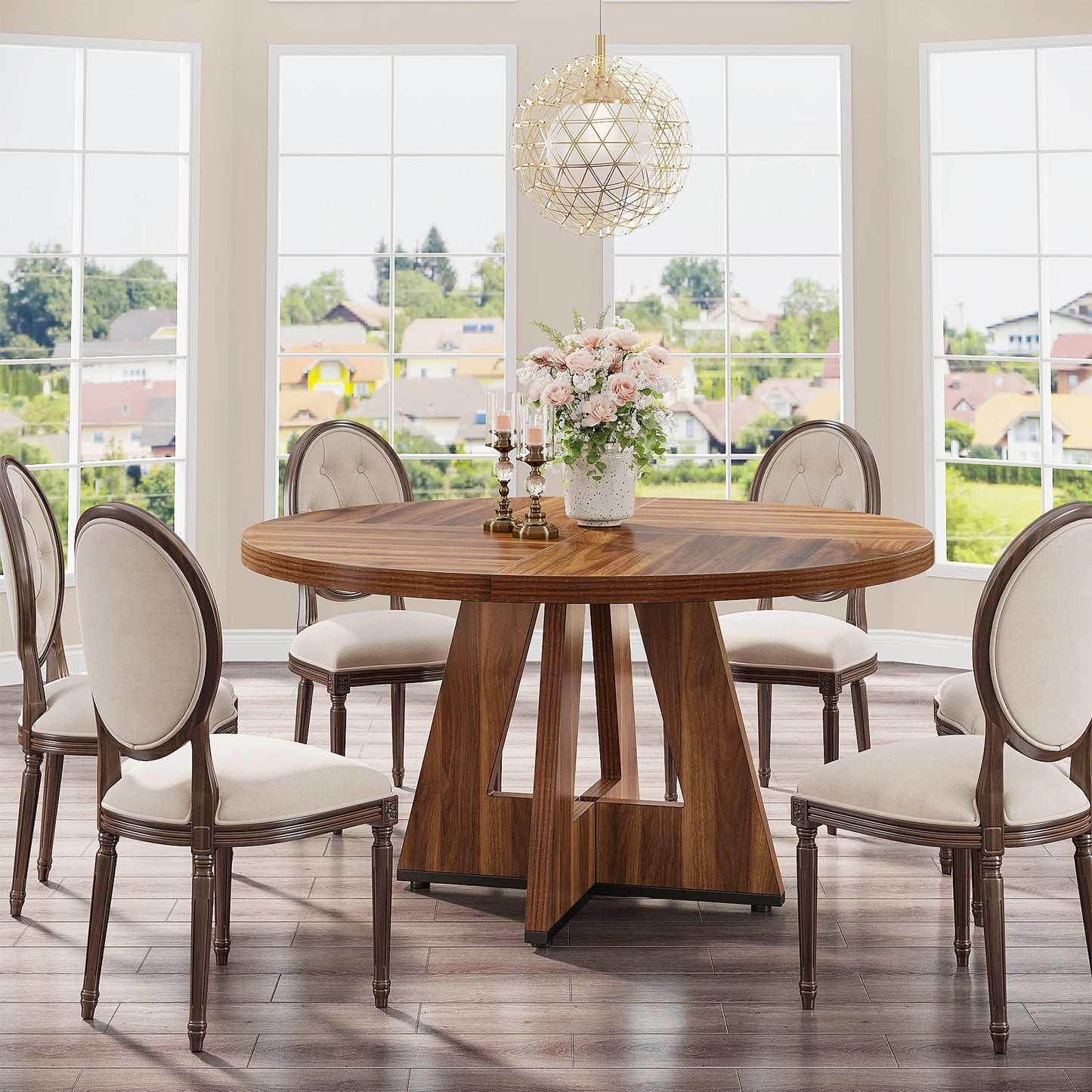 47 Inch Round Dining Table