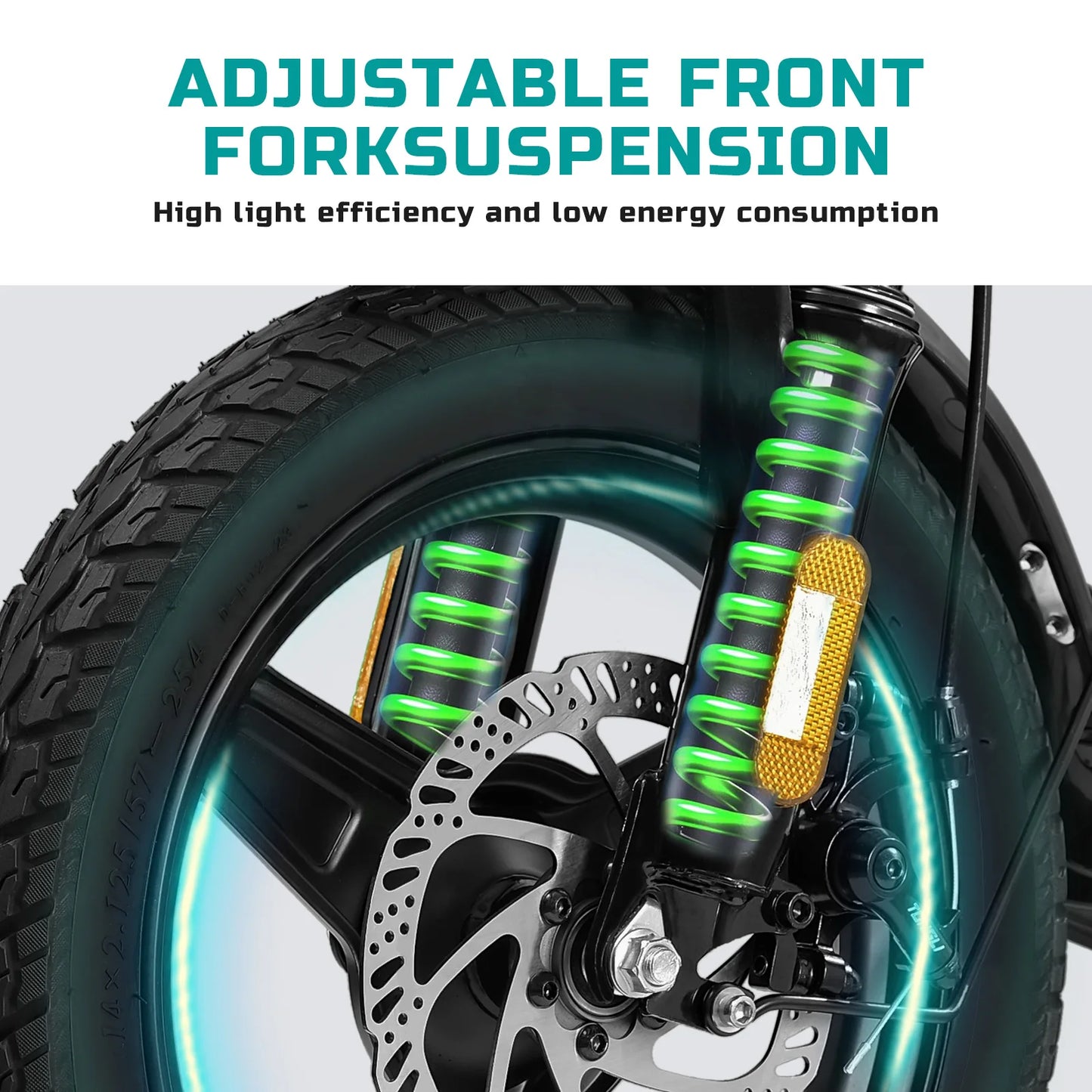 400W dual disc brake adult foldable electric bicycle 22-mile range 20MPH